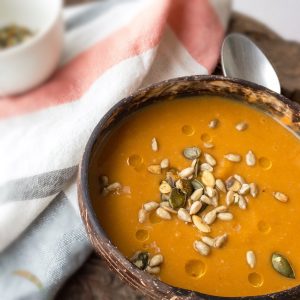 pumpkin & chestnut soup